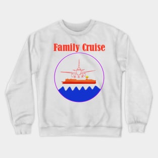 Beach Family Cruise Summer Vacation Crewneck Sweatshirt